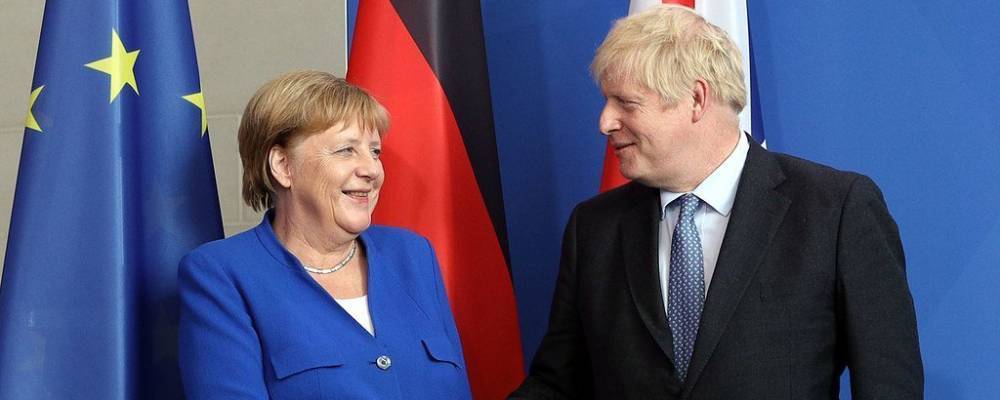 Джонсон заявил Меркель, что Британия готова вернуться к торговле с ЕС