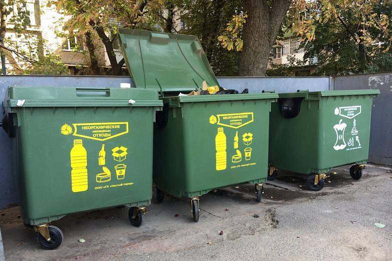 В Ростове на этой неделе должны установить 245 контейнеров для раздельного сбора мусора
