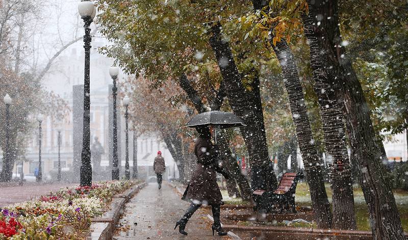 На выходных в Москве ожидается первый снег