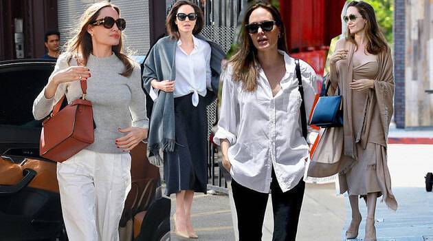 Уроки стиля: Анджелина Джоли научит вас собирать базовый гардероб