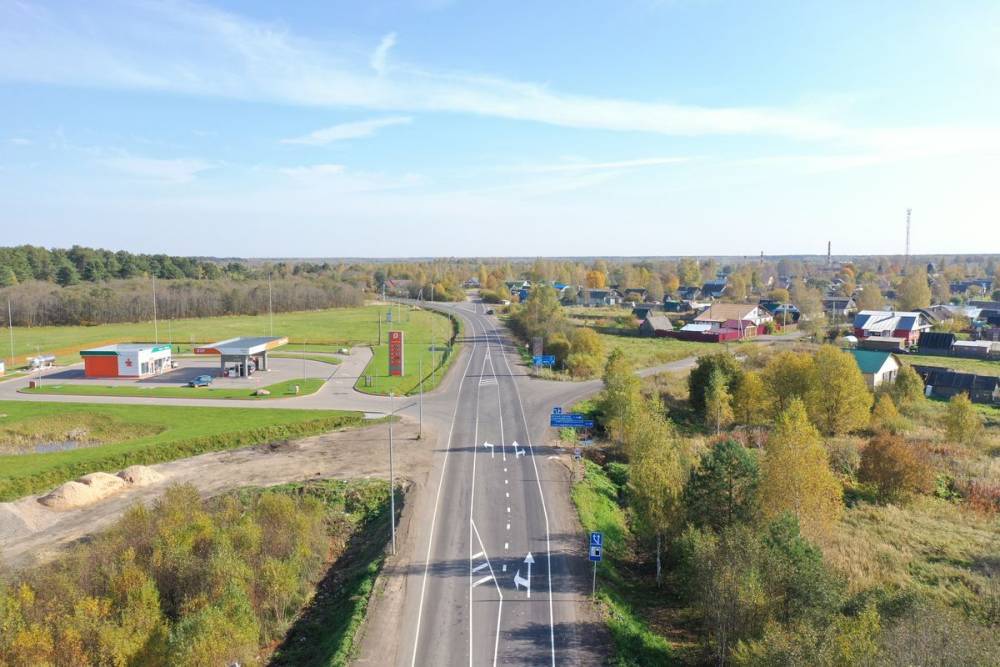 В Тверской области отремонтировали еще один участок самого короткого пути в Кимры