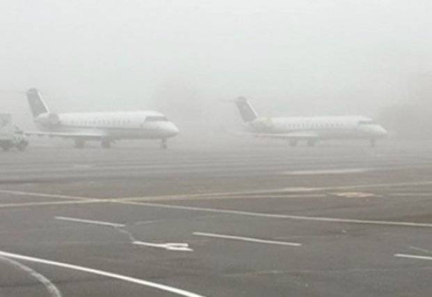 В Харьковском аэропорту самолет не смог приземлиться из-за тумана