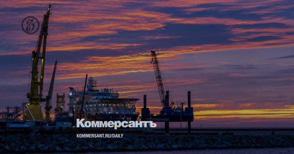 "Академик Черский" проводит испытания для укладки "Северного потока — 2" вблизи Калининграда