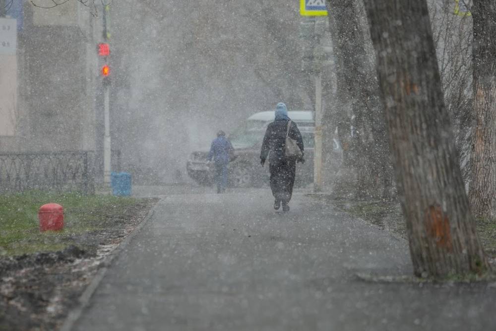 На выходных в Свердловской области пройдет мокрый снег