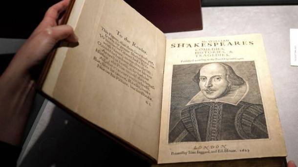 Первый сборник пьес Шекспира 1623 г. стал самой дорогой когда-нибудь купленной книгой: за нее отдали рекордные $9,97 млн