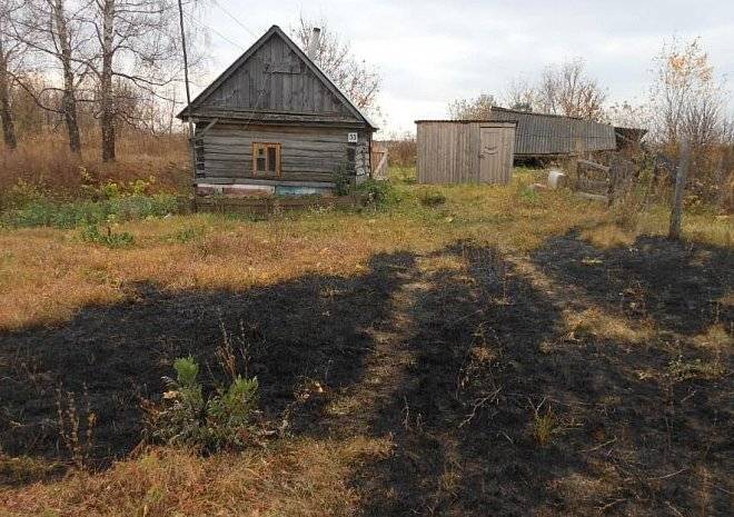 В Сасовском районе мужчина сгорел заживо