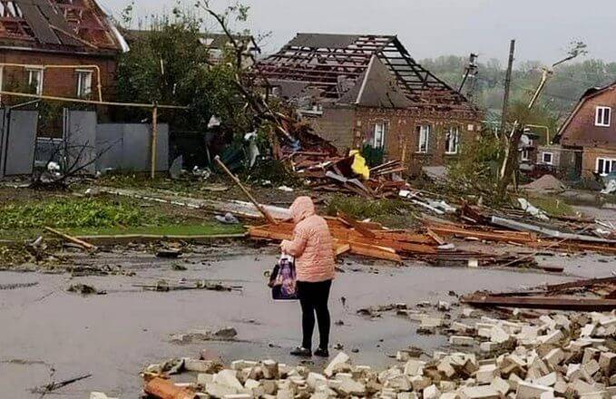 В Украине несколько областей серьёзно пострадали от стихии