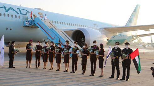 Самолет из Абу-Даби совершил первый коммерческий рейс в Бен-Гурион
