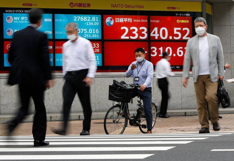 Японские акции закрылись ростом в надежде на стимулы США