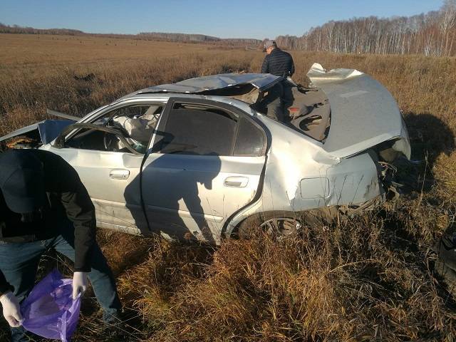 На Южном Урале бесправный водитель погиб в перевернувшемся автомобиле