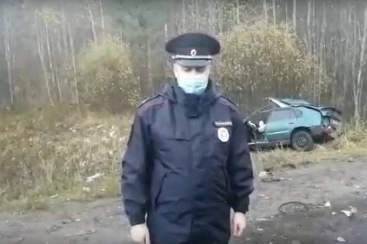 Опубликовано видео с места смертельного ДТП в Тверской области