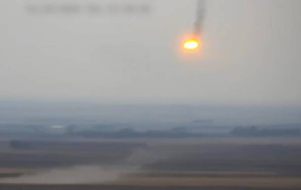 Опубликовано видео горящего вертолета Азербайджана