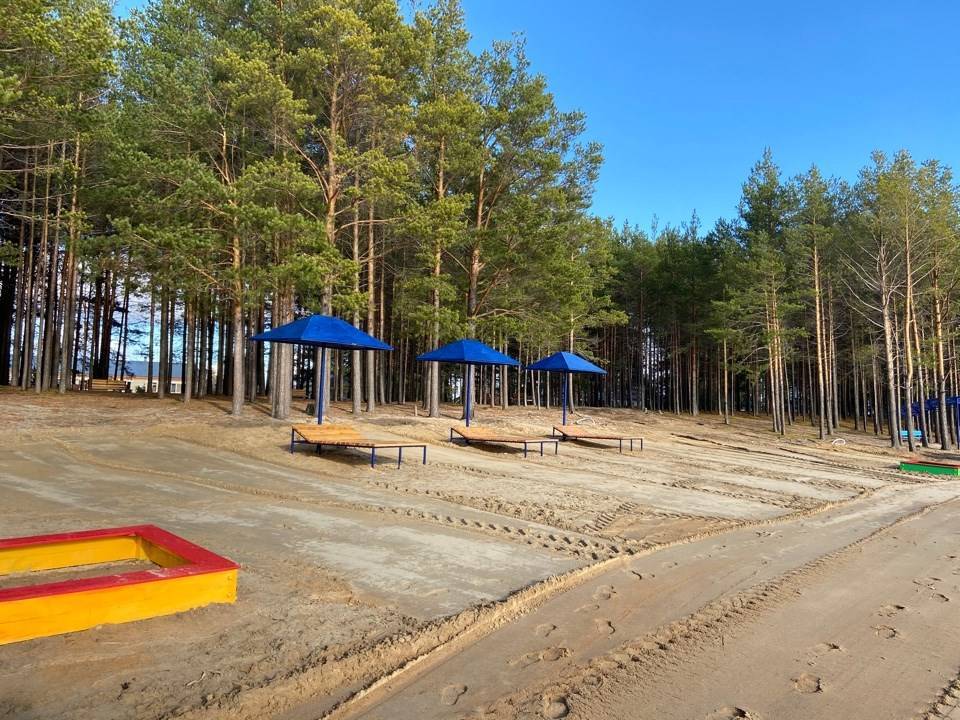 На севере Томской области к октябрю открылся новый пляж