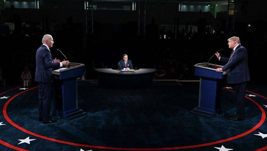 Микрофоны Трампа и Байдена на дебатах будут выключать во время речи оппонента