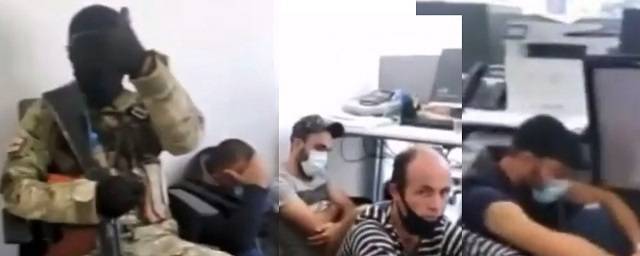 Видео: Полиция Грузии вывела пятерых заложников из отделения банка
