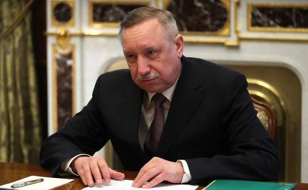 Губернатор Санкт-Петербурга ушел на удалёнку из-за контакта с коронавирусным больным