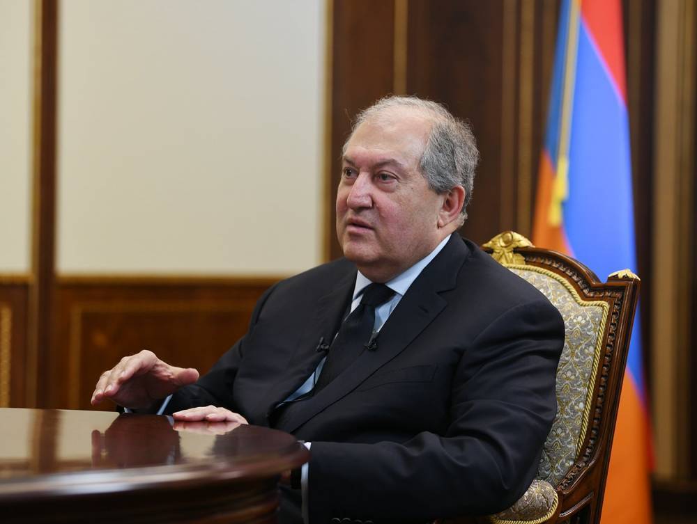Президент Армении назвал Россию надежным посредником в урегулировании карабахского конфликта