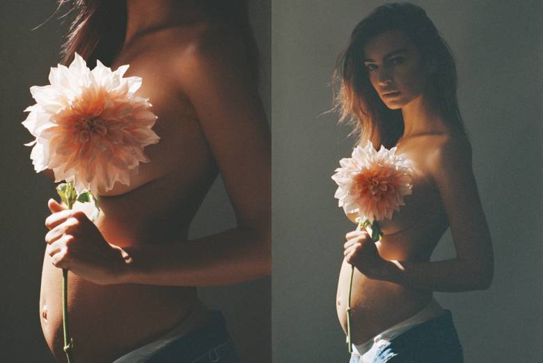 Эмили Ратаковски объявила о беременности ню-видео от Лины Данэм и фотосессией для Vogue
