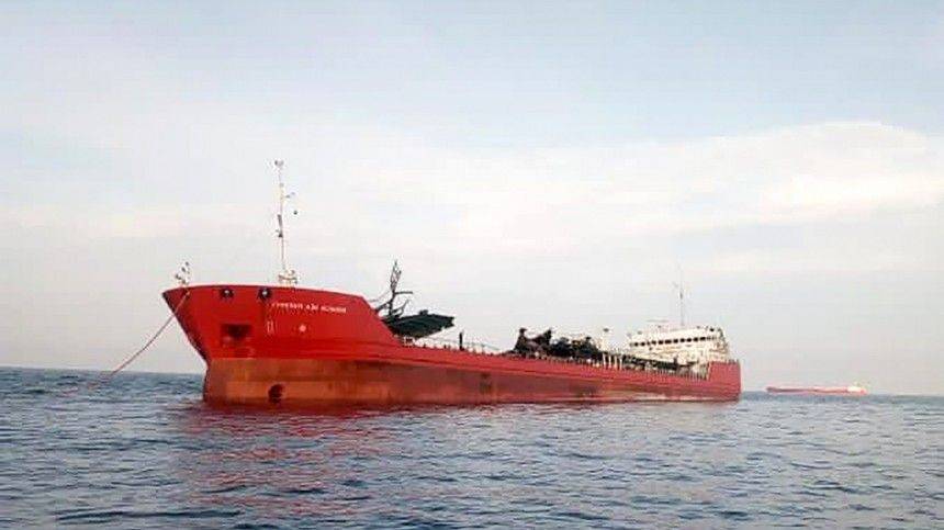 Видео последствий взрыва на танкере «Генерал Ази Асланов» в Азовском море