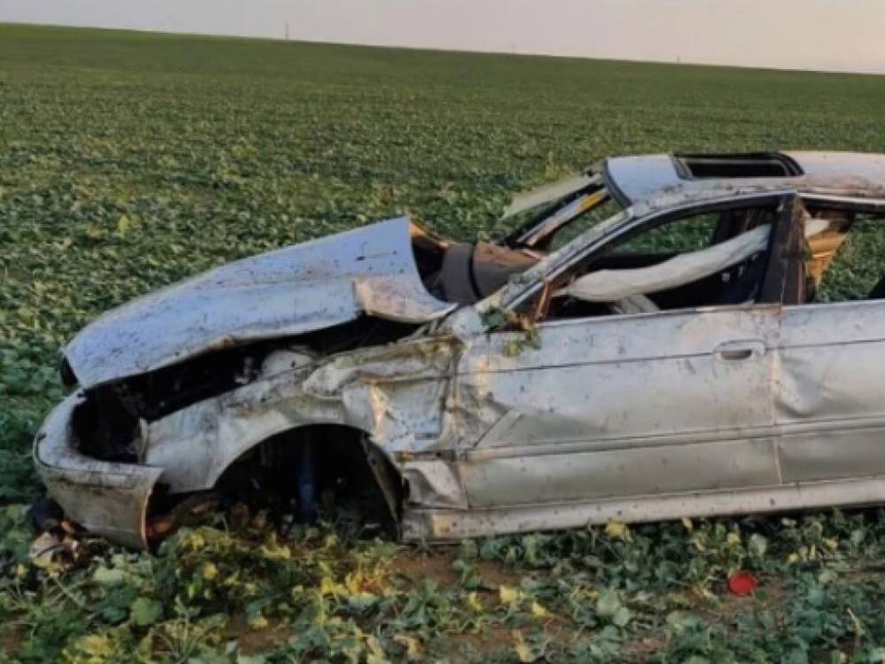 В Николаевской области перевернулся BMW: водитель погиб на месте