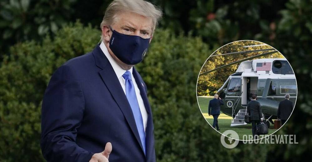 Трампа госпитализировали из-за COVID-19, Байден объявил "перемирие". Фото и видео | Мир | OBOZREVATEL
