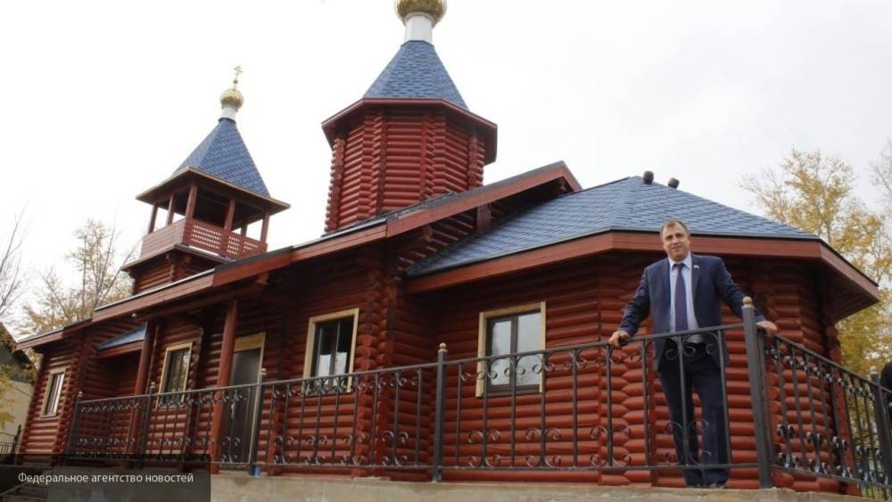 Депутат Госдумы Сергей Вострецов открыл храм Святого Луки в городе Балее