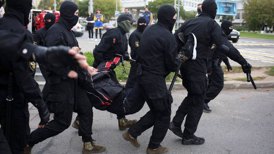 В Минске на протестной акции правоохранители задержали 11 человек
