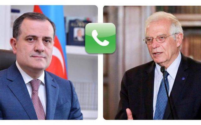 Глава МИД Азербайджана и Боррель обсудили конфликт в Карабахе