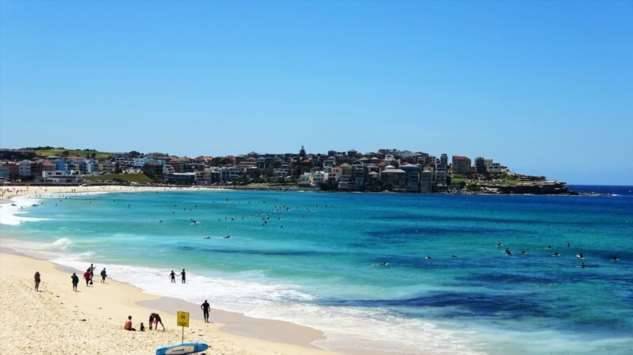 Пляж Бондай-бич в Сиднее, Австралия (8 фото)
