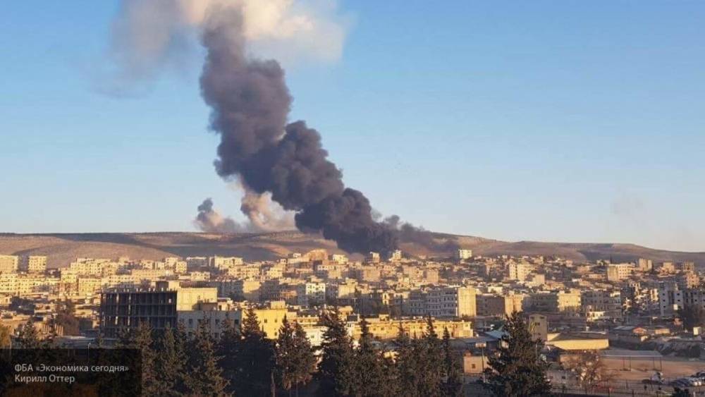Дизельное топливо взорвалось на крыше дома в сирийском Африне