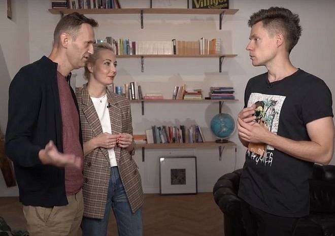Навальный дал интервью Дудю после своего отравления