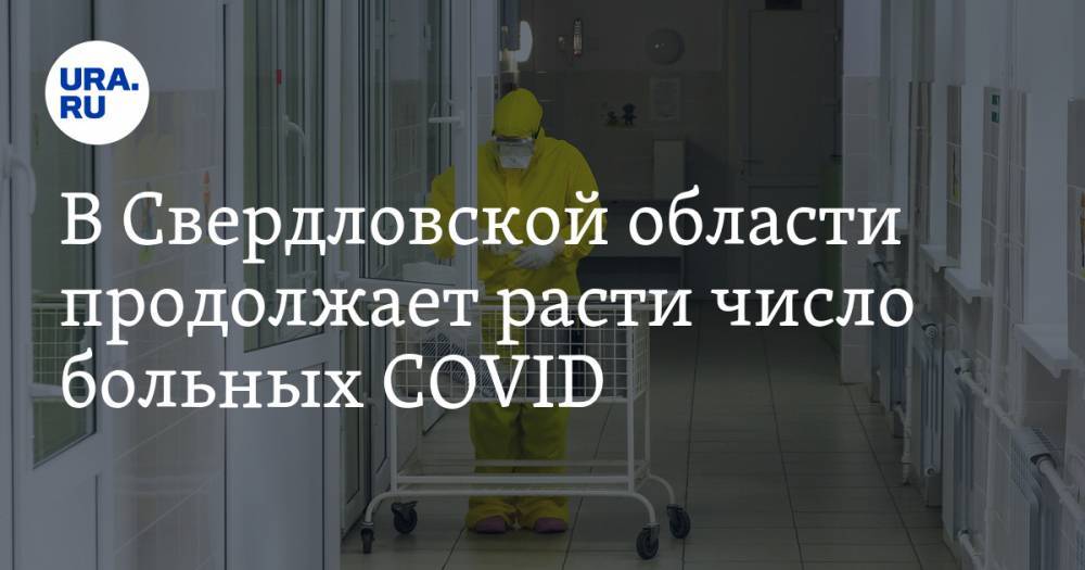 В Свердловской области продолжает расти число больных COVID