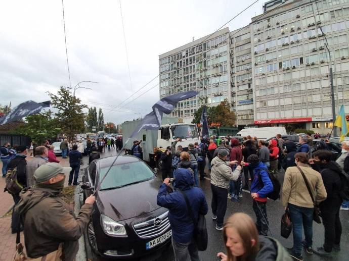 В Киеве силовики разогнали активистов, которые пришли поддержать Антоненко: фото