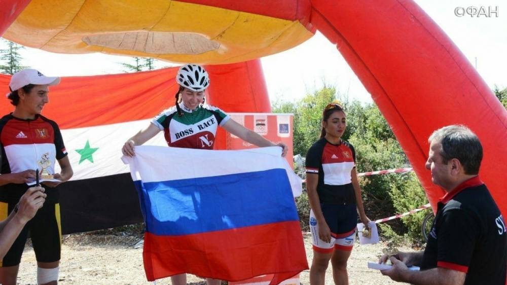 Россиянка одержала победу на велогонках в Сирии
