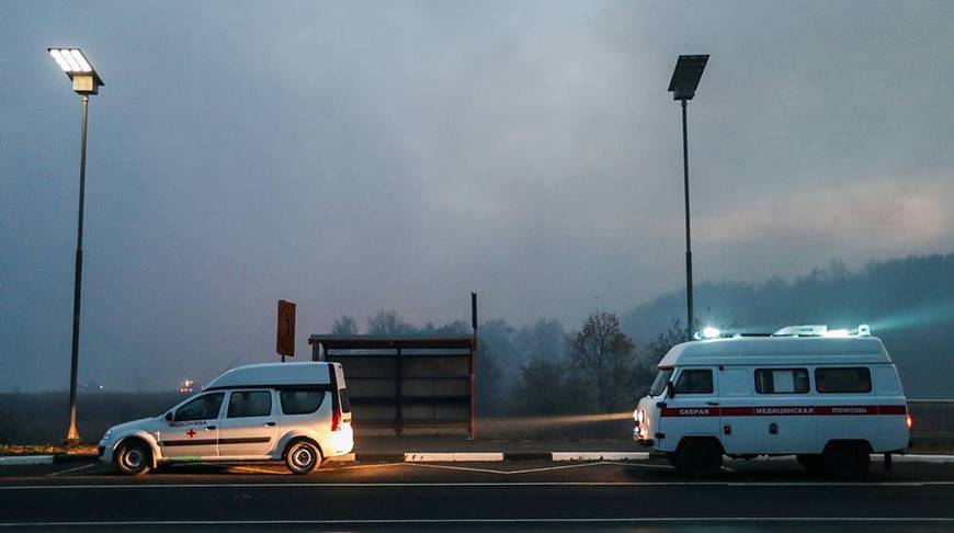 Пожар на военном складе в Рязанской области