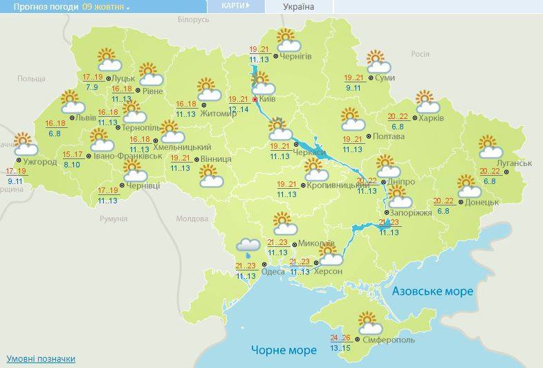 Украинцев ждет теплый и ясный день: прогноз погоды