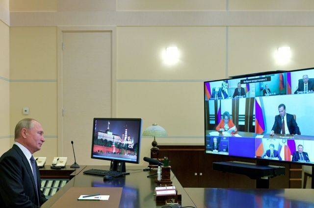 Путин провёл совещание с постоянными членами Совета Безопасности