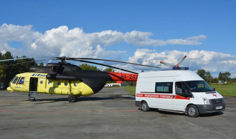 В Тюмени вертолёт санавиации доставил в больницы 11 детей за 3 месяца