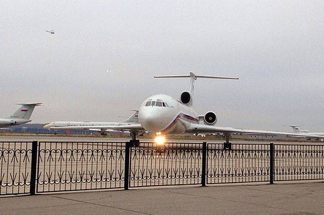 Ту-154 совершил последний в РФ гражданский перелет