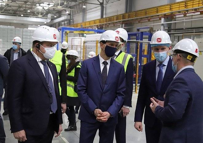 Министр экономразвития Решетников с губернатором Любимовым посетили рязанские предприятия