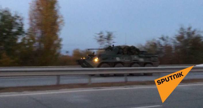 Очередная группа российских военных отправляется в Карабах – видео