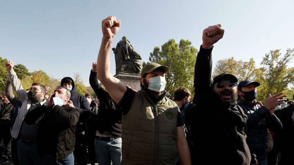 В Ереване проходит очередная акция протеста