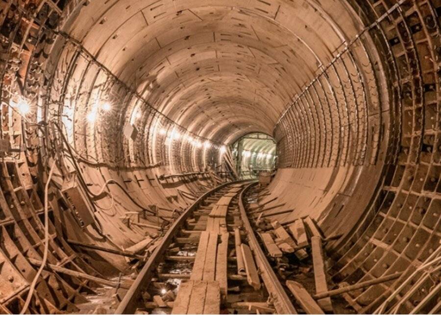 Южный участок Большой кольцевой линии метро готов почти на 60%