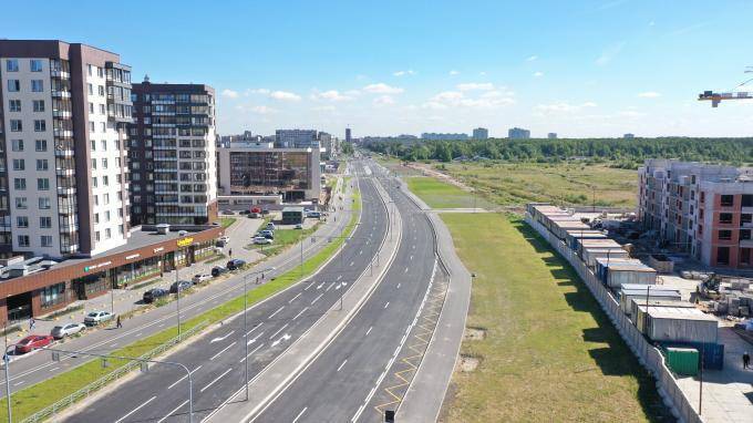 Проспект Ветеранов стал самым протяженным проспектом в городе после открытия нового участка