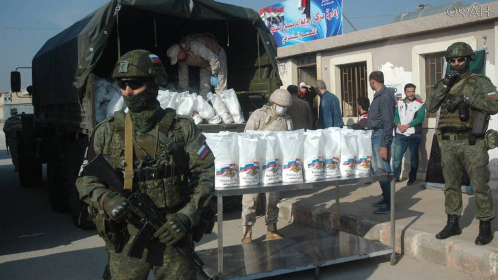 Россия доставила гуманитарную помощь беженцам в Дамаске