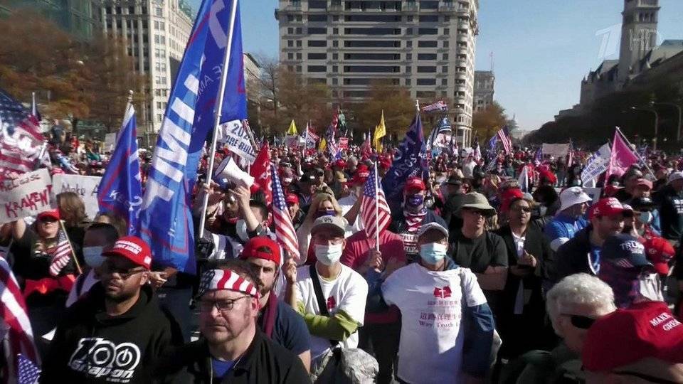 Митинги сторонников и противников Трампа раскалили обстановку в Вашингтоне до предела