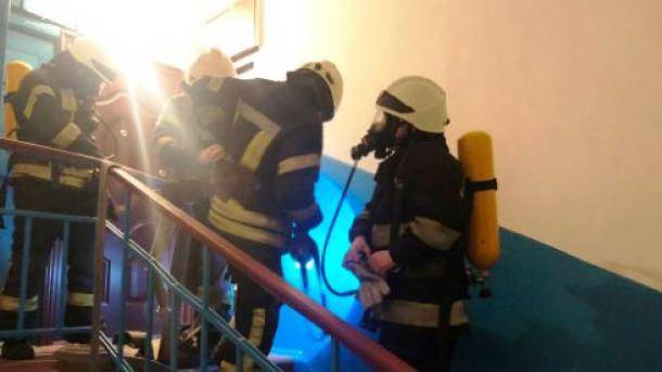 В Житомире во время пожара в пятиэтажке сгорел 51-летний мужчина
