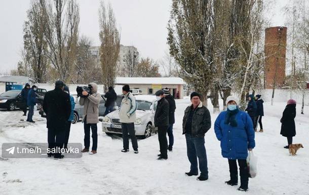 На Харьковщине протестуют из-за холода в домах