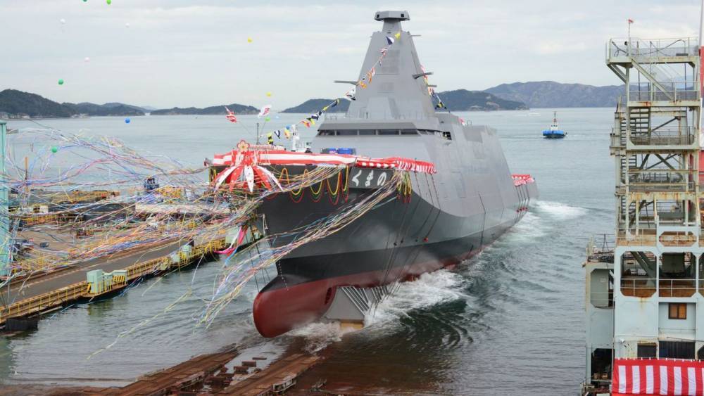 В Японии спущен на воду фрегат «Кумано» первый в серии 30FFM