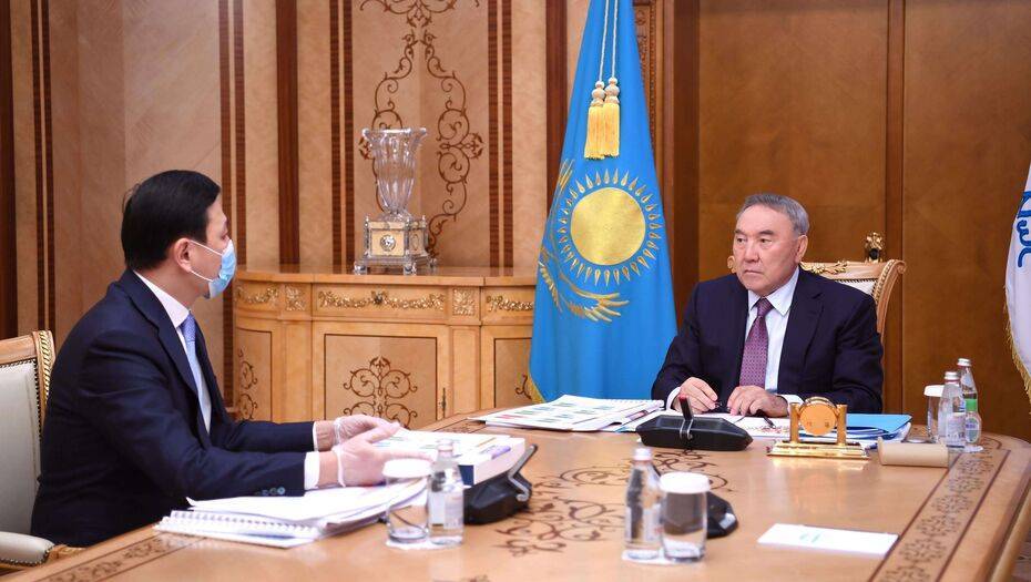 Нурсултан Назарбаев встретился с акимом столицы Алтаем Кульгиновым